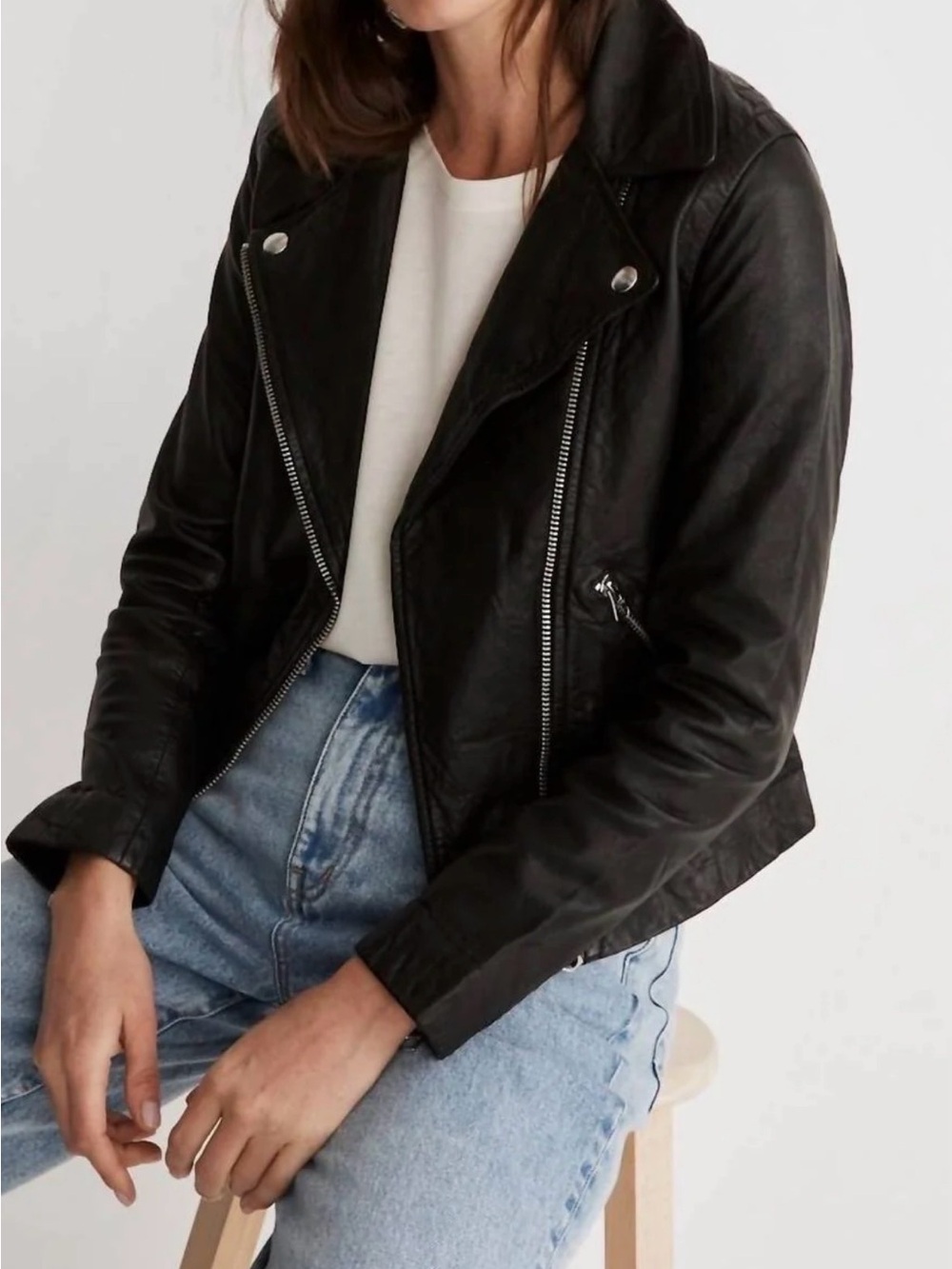 Madewell Leather Moto Jacket